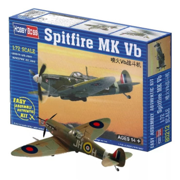 KIT PARA MONTAR HOBBY BOSS AVIÃO SPITFIRE MK VB 1/72 HBS ZF-80212